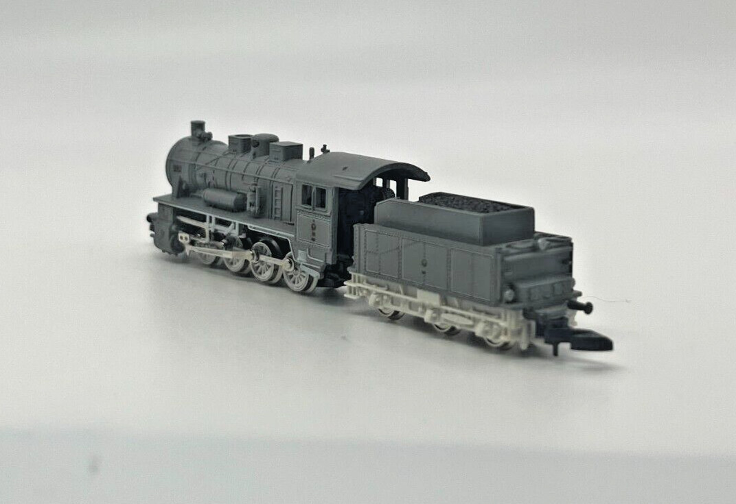 Z Scale Marklin 88981 Gray Steam Loco w/ Tender New Brushles Motor Org Box (B)