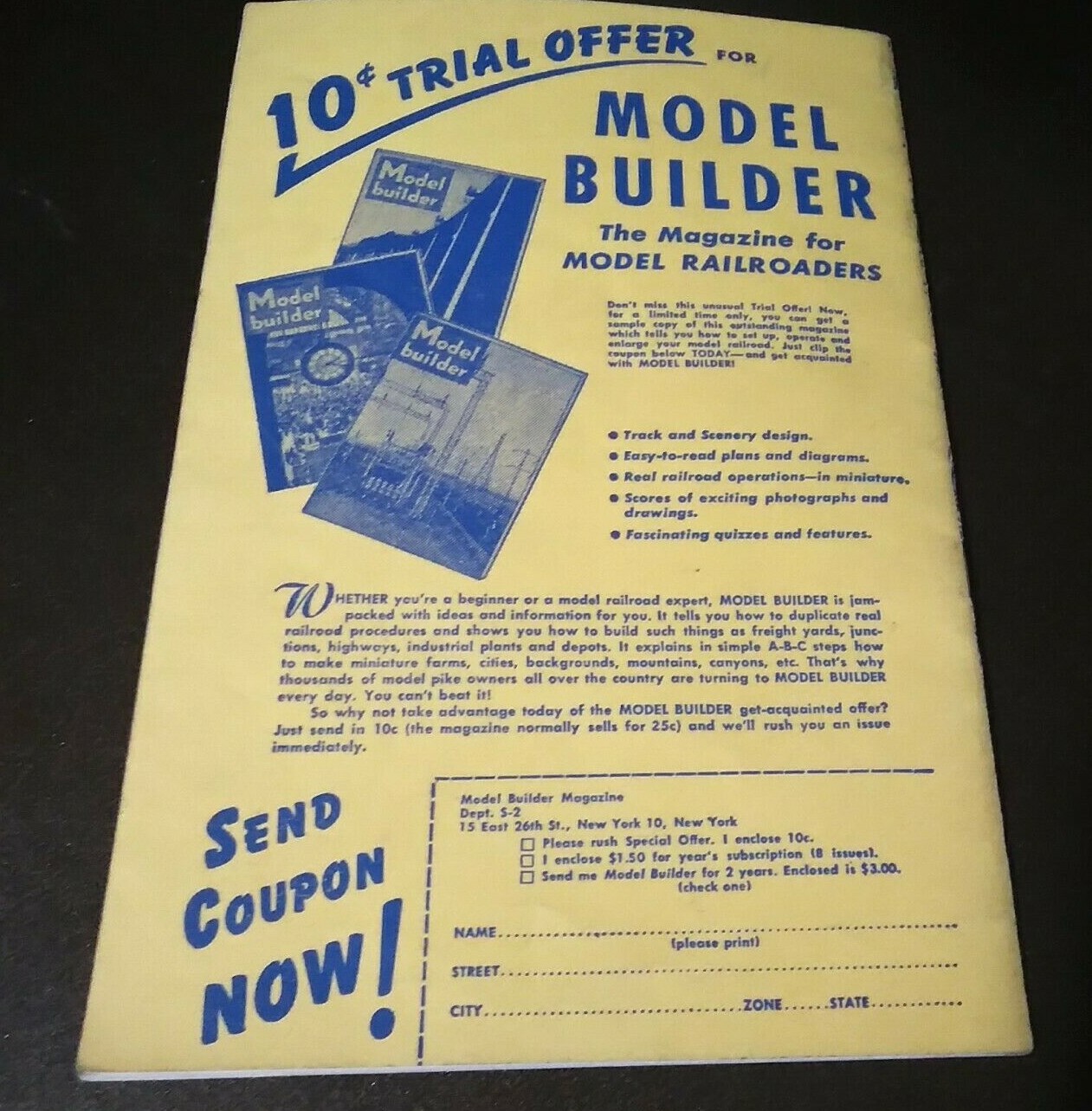 ORG-1947 LIONEL ESSEX ELECTRIC TRAIN ASSEMBLY & OPERATING INSTUCTION MANUEL