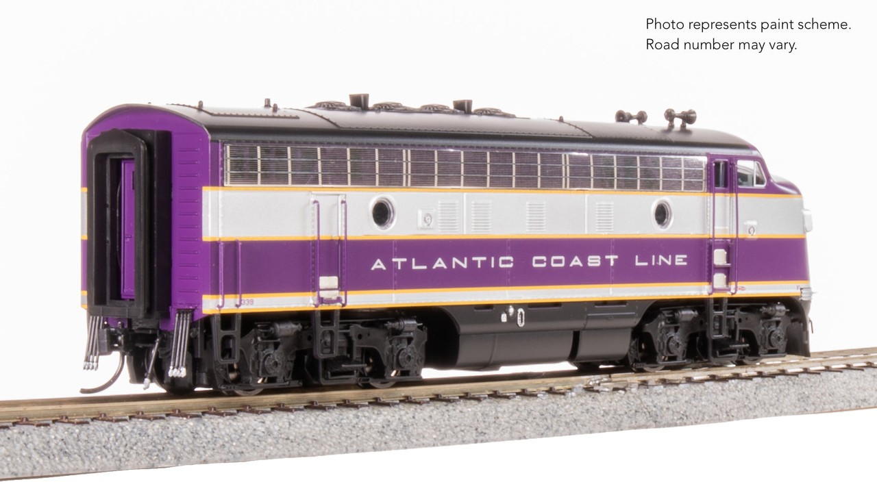 Broadway Limited 9650 HO EMD F3 A/B ACL #339/339B Purple/Silver Paragon4 DCC/Sou