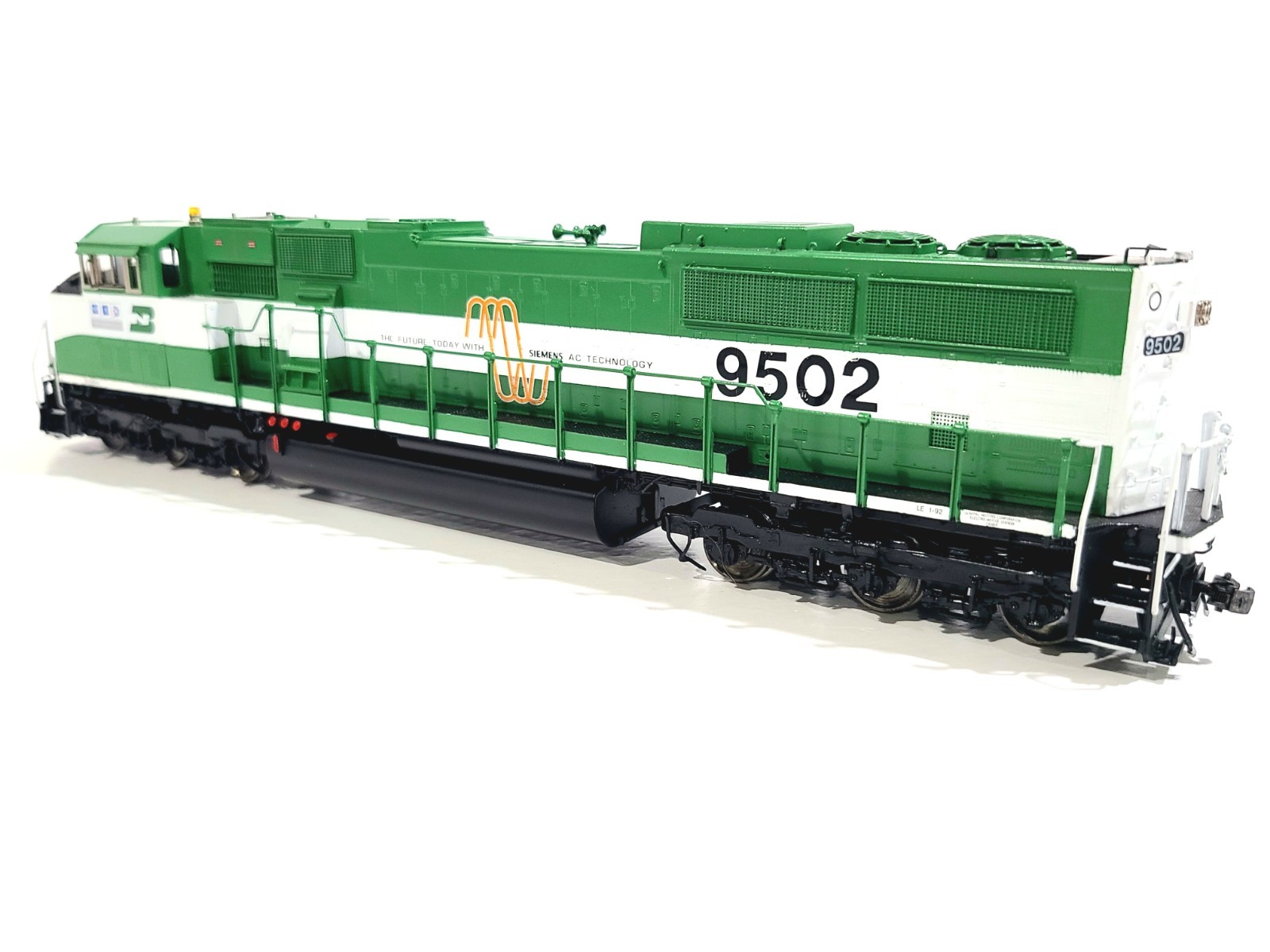 Overland OMI BN EMD SD60MAC Burlington Northern #9502 HO Brass Model #5846.1