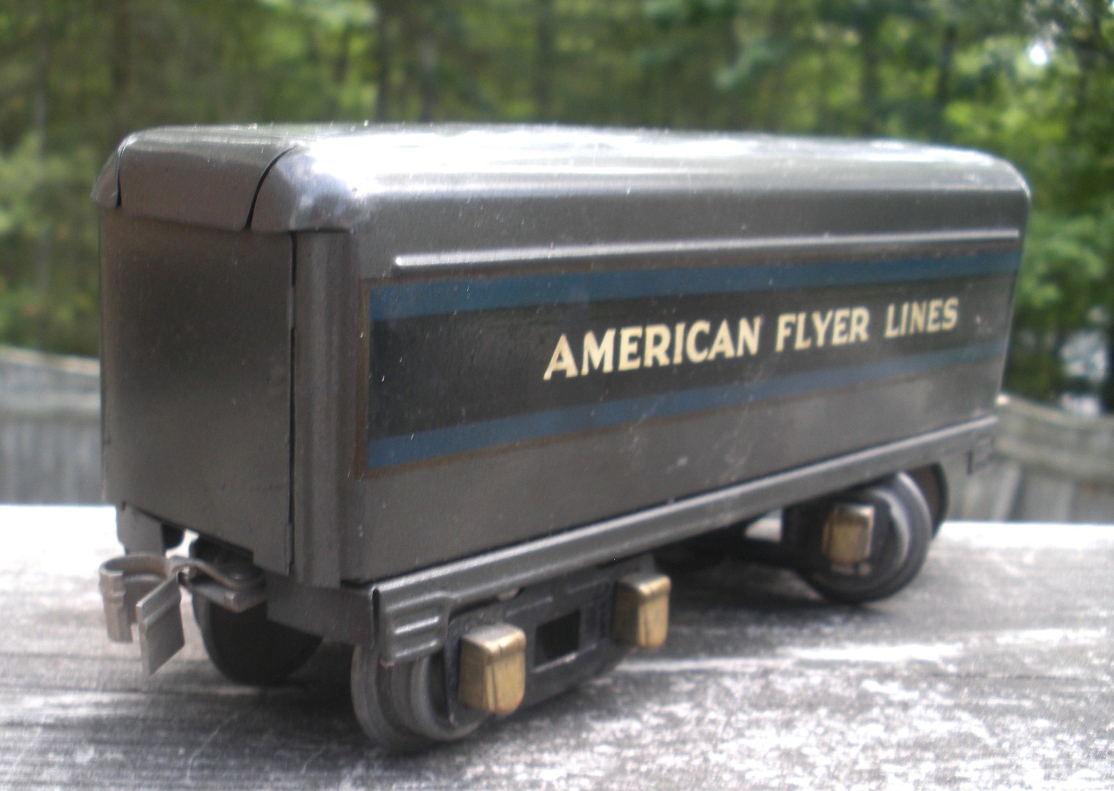 Rare American Flyer O Gauge Prewar Tender #418 Type XII – Only made in 1939