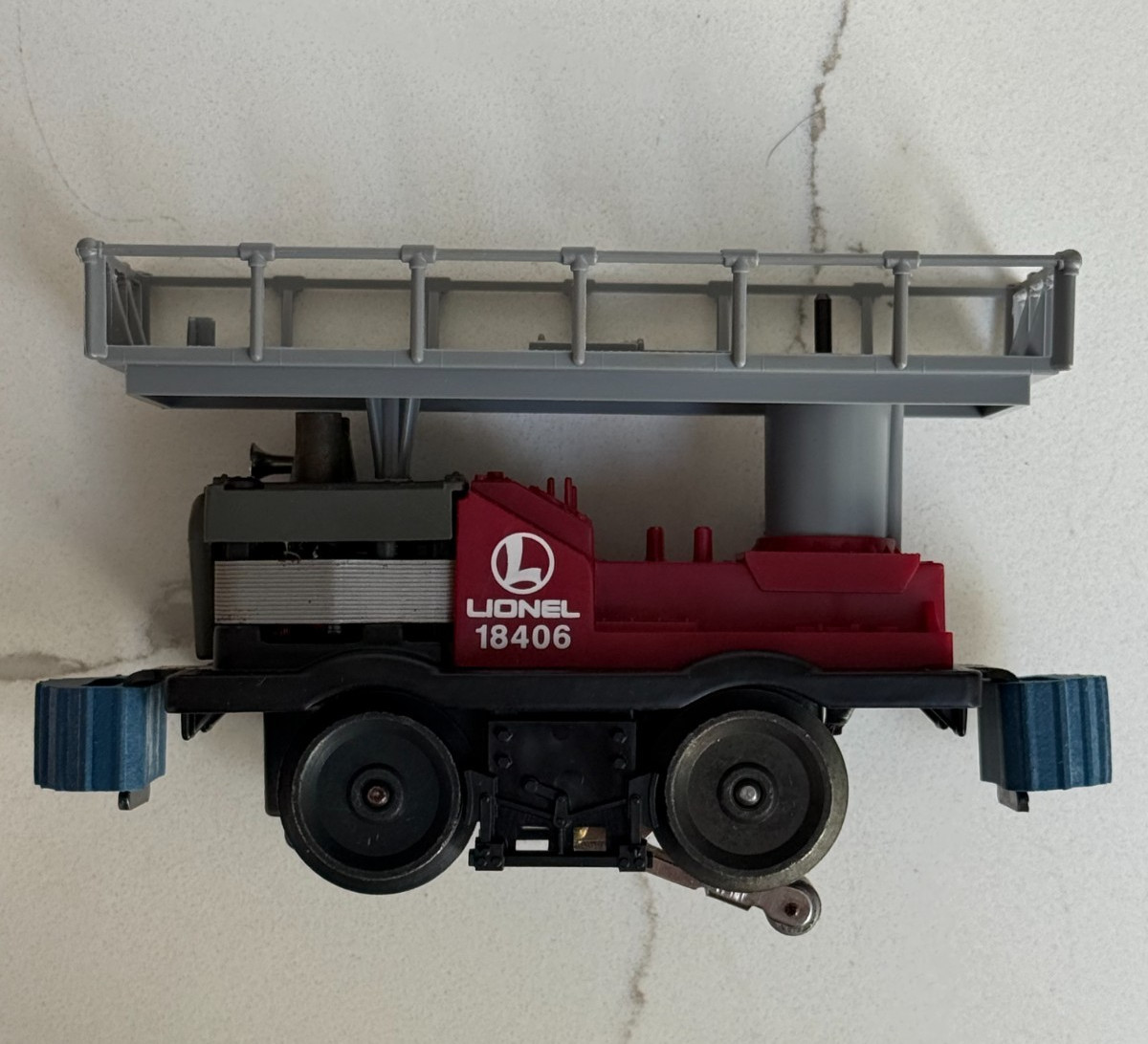 NEW LIONEL O Gauge Operating Track Maintenance Car 6-18406