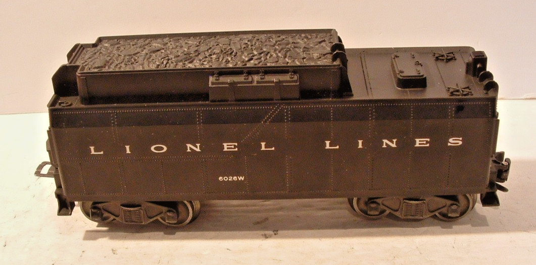 ORIGINAL LIONEL POSTWAR #2037 STEAM LOCOMOTIVE W/6026W TENDER – OBXS & INST -EXC