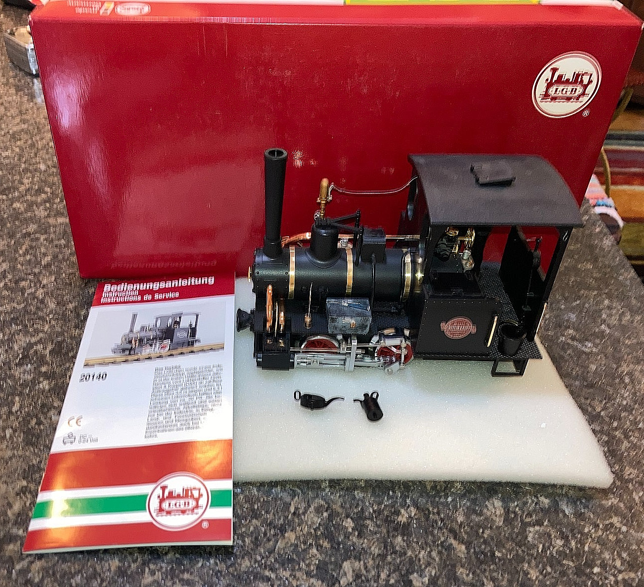 LGB G Gauge 20140 Orenstein & Koppel Field Railway Steam Locomotive OB Runs Well