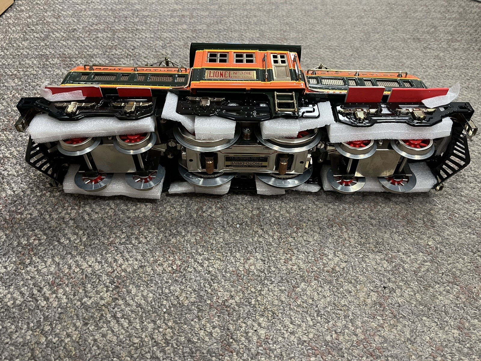 + Lionel MTH Standard Tinplate Great Northern 381E Electric Locomotive PS.3 LNIB