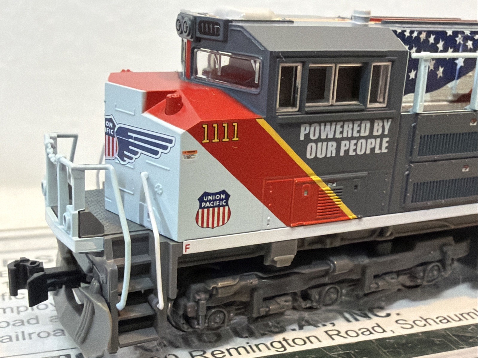 Kato N Scale EMD SD70ACe UP #1111 “Powered By Our People” Used Tested Runs