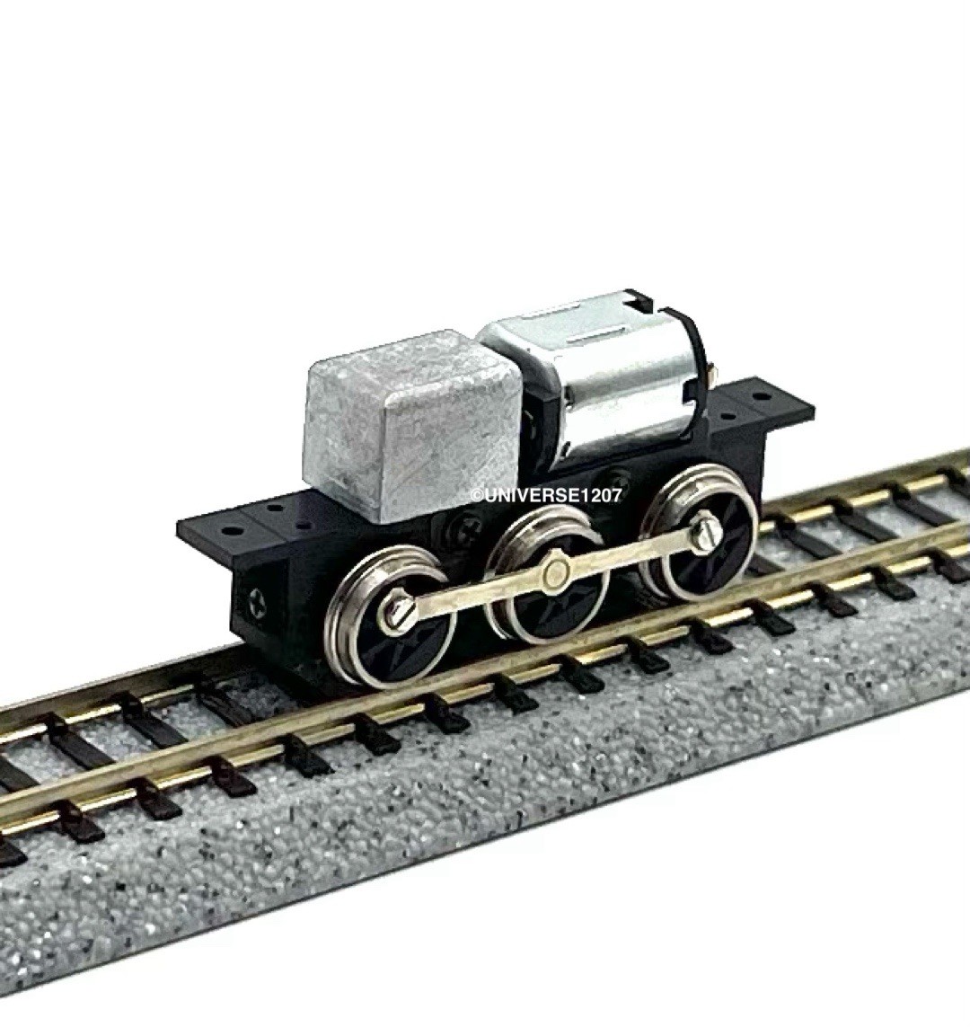 N/HOn30/HOe/009 Gauge 0-6-0 Rod-Driven Locomotive Power Drive Chassis 23mm/8mm