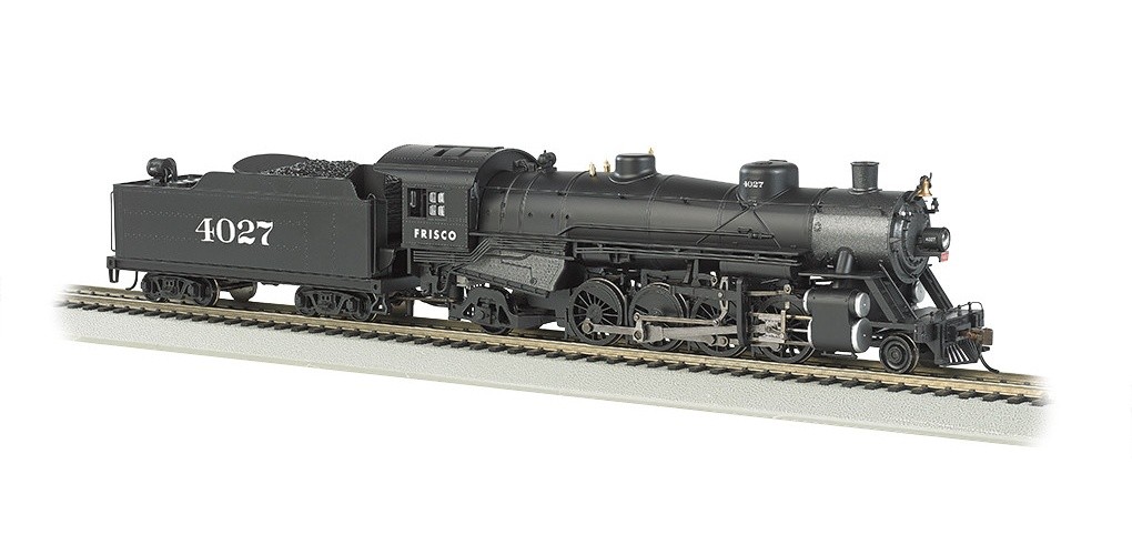 Bachmann 54405 HO Scale Frisco Class Light 2-8-2 Steam Locomotive #4027