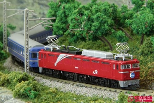 Rokuhan Z gauge T015-1 EF81 electric locomotive, Hokutosei livery