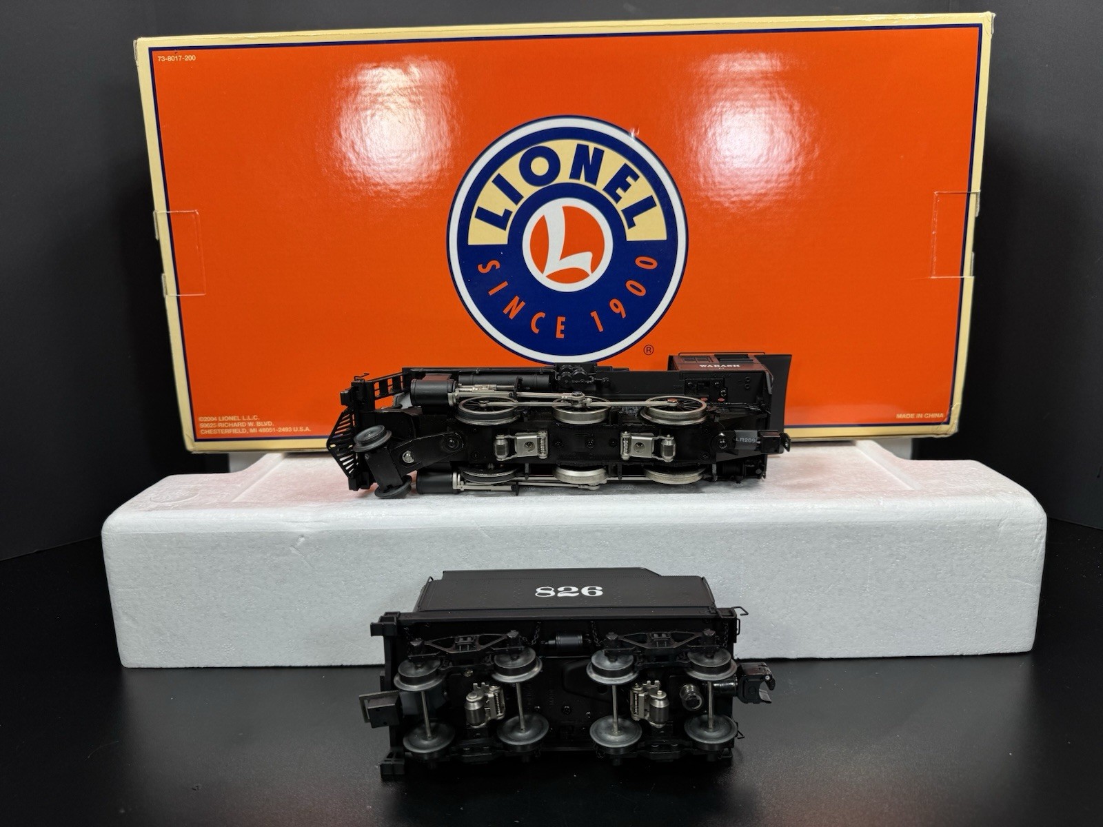 Lionel 6-38018 TMCC Wabash 2-6-0 Mogul steam engine #826 LNIB