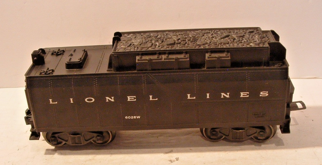 ORIGINAL LIONEL POSTWAR #2037 STEAM LOCOMOTIVE W/6026W TENDER – OBXS & INST -EXC