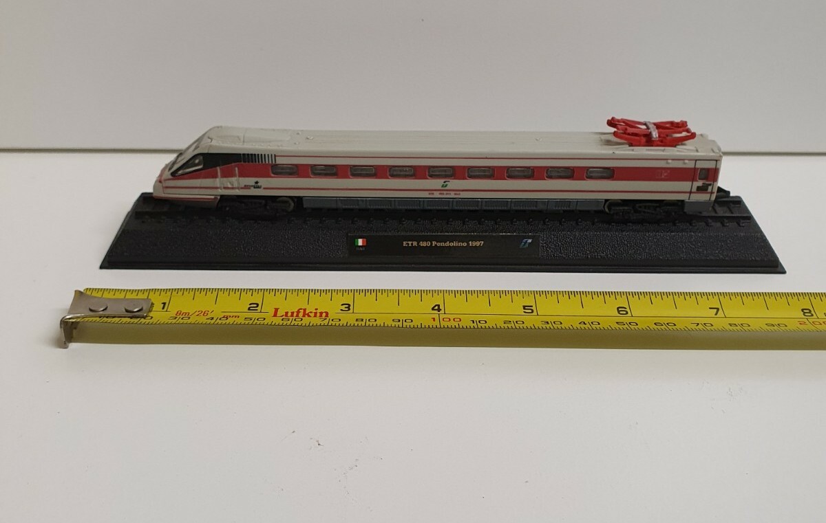🔶️AMER ATLAS ITALY ETR 480 PENDOLINO 1997 MODEL TRAIN LOCOMOTIVE STATIC