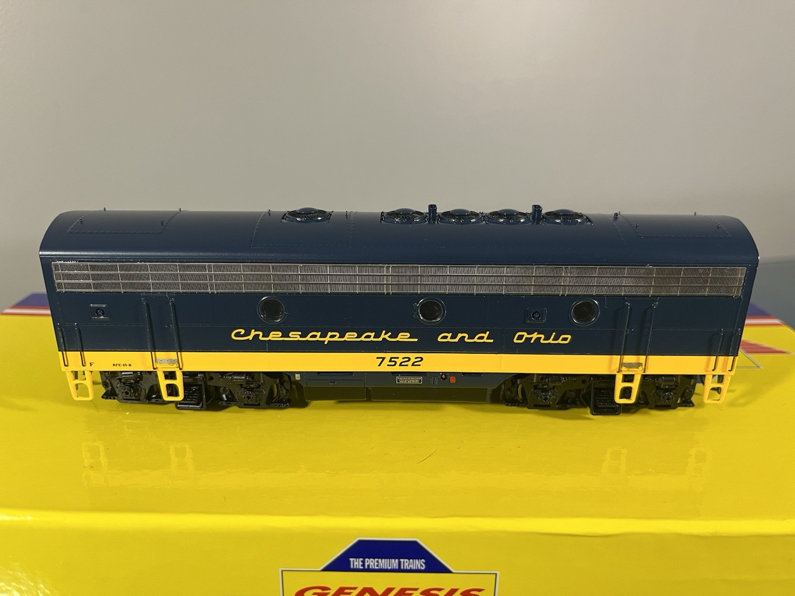 HO Scale Athearn Genesis G1509 C&O Chesapeake & Ohio F7A 7045 F7B 7522 DC