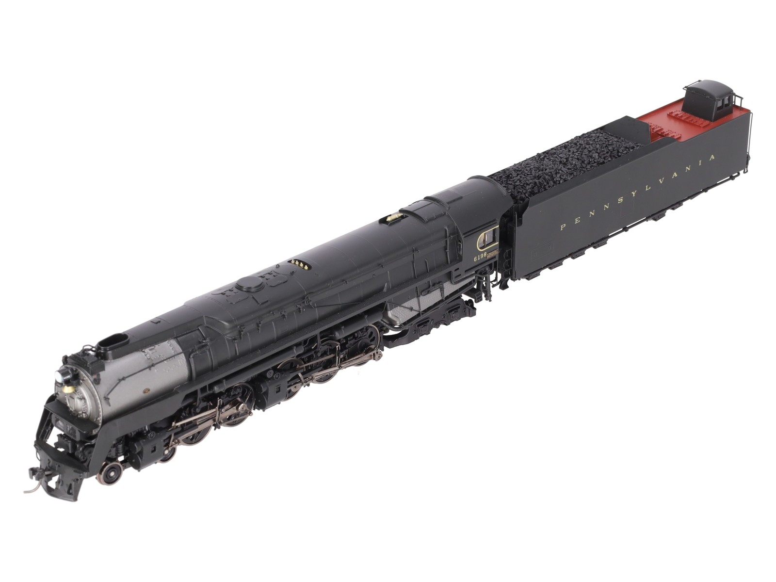Broadway Limited 2068 HO Hybrid PRR Q2 4-4-6-4 Steam Loco #6198 w DCC & Sound EX
