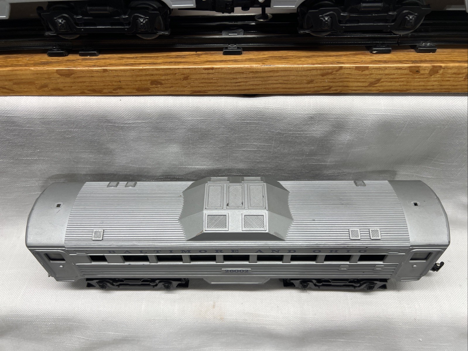 K-Line O Gauge RDC B & O 3-Unit RDC Set One Power, 2 Dummy Budd Cars