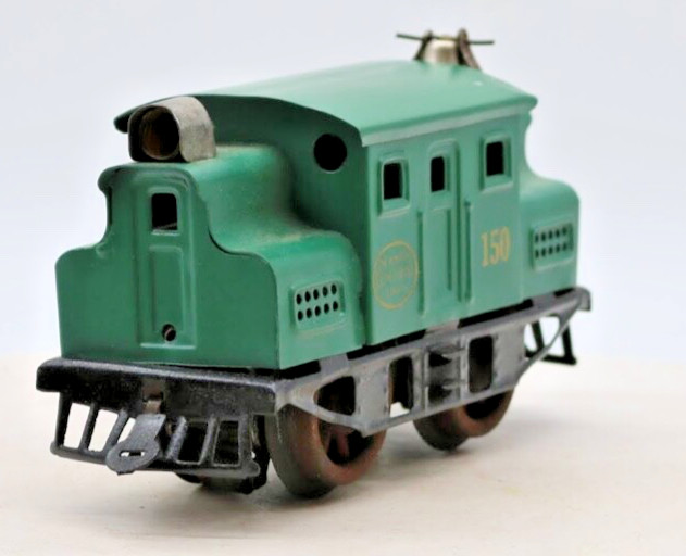 Lionel O Scale Pre-war New York Central Lines 0-4-0 Electric Tin Engine 150 1:48