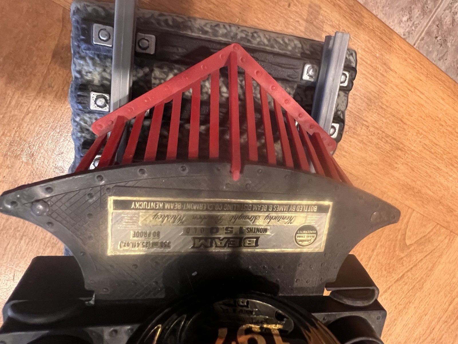 Jim Beam Decanter Locomotive Train Set Central Railroad of New Jersey