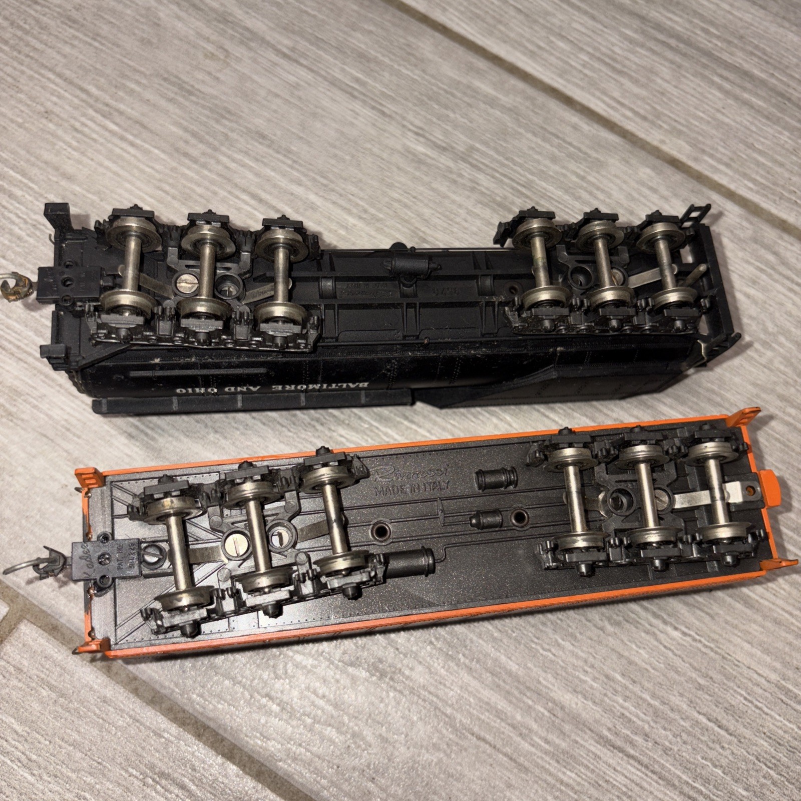 Lot Of 2 Rivarossi Vintage Ho Scale Steam Engines With Tender For Parts/Repair