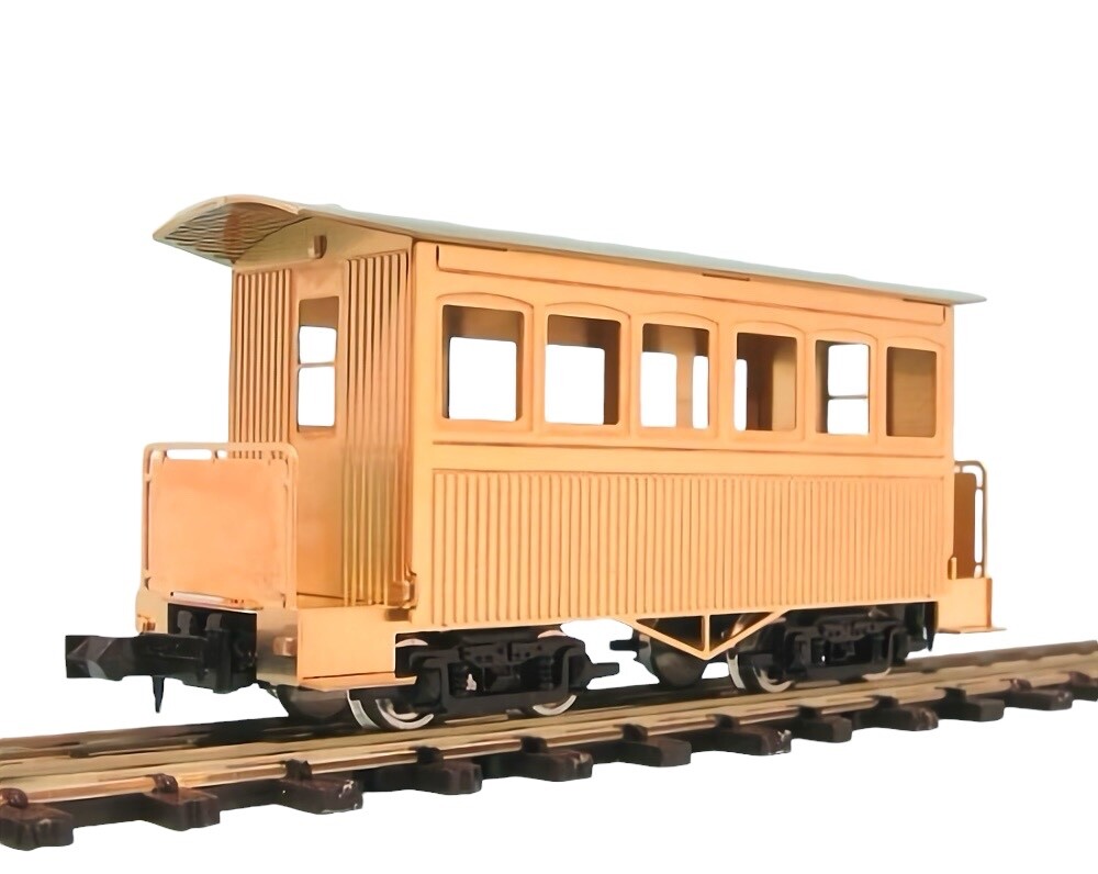 HOn30/HOe Scale Aru-Model Steeplecab Electric Locomotive & Passenger Car Kit H0e