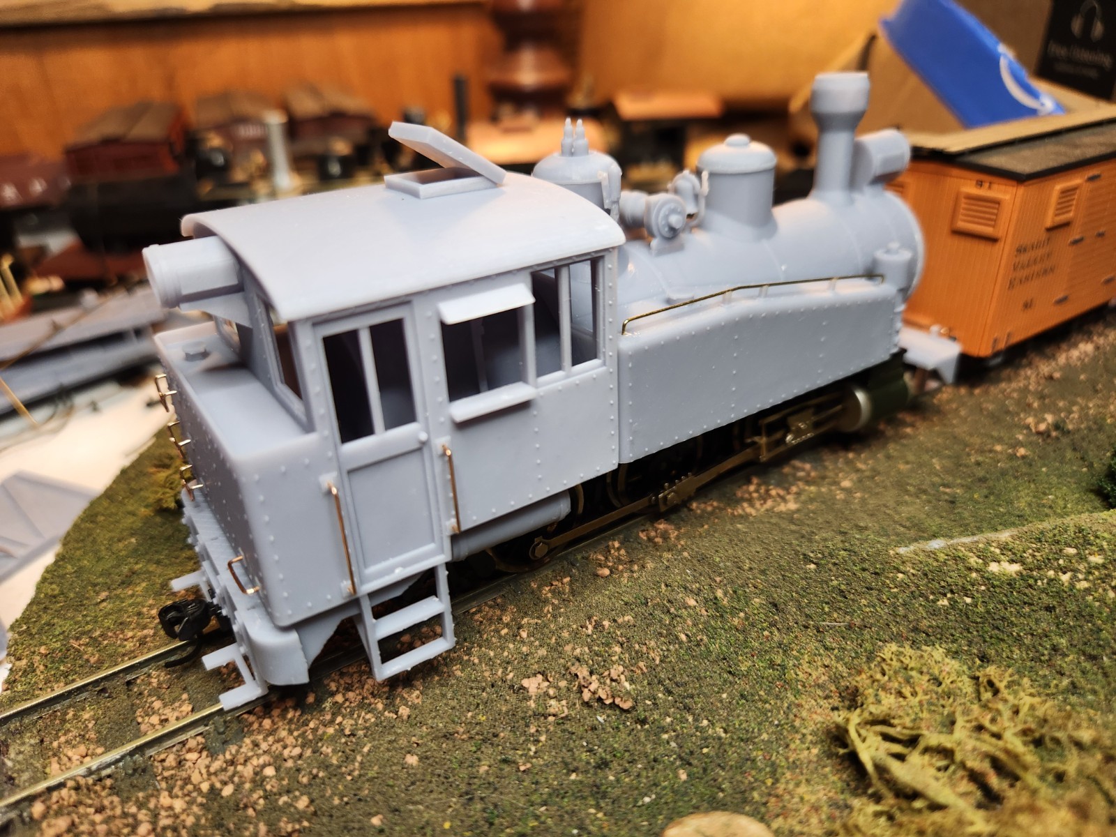 On30 Freelance 0-6-0 Porter Style Steam Eng 3D Printed For Bmann On30 Mogul Mech