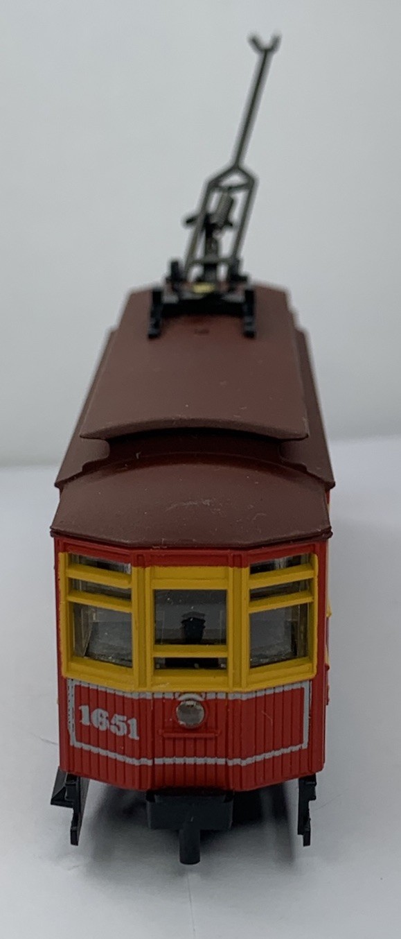 AHM HO Scale Third Avenue Railway System Trolley Car 1651 Single Pole Lights VTG