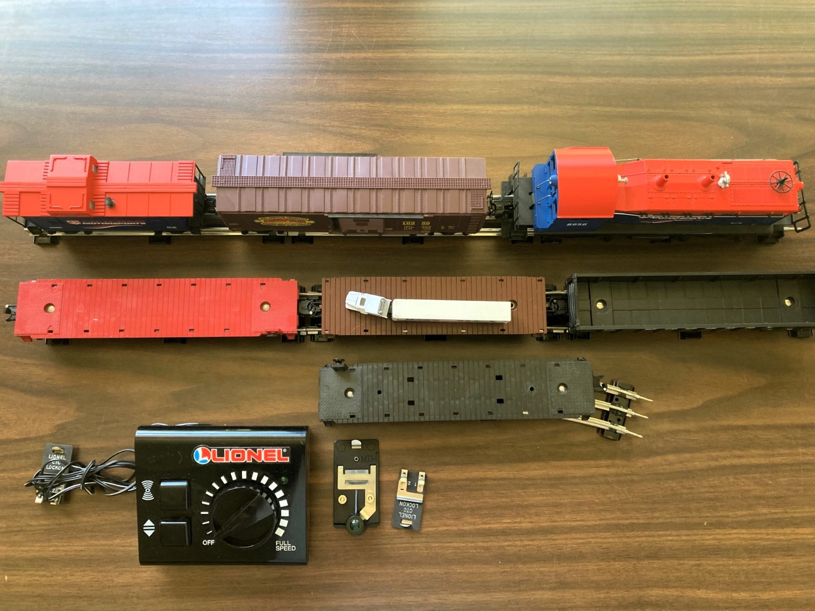 Lionel Mopar Hist. Exp 6-11818 + Dodge Motorsports 6-11933 O Gauge Sets Tested
