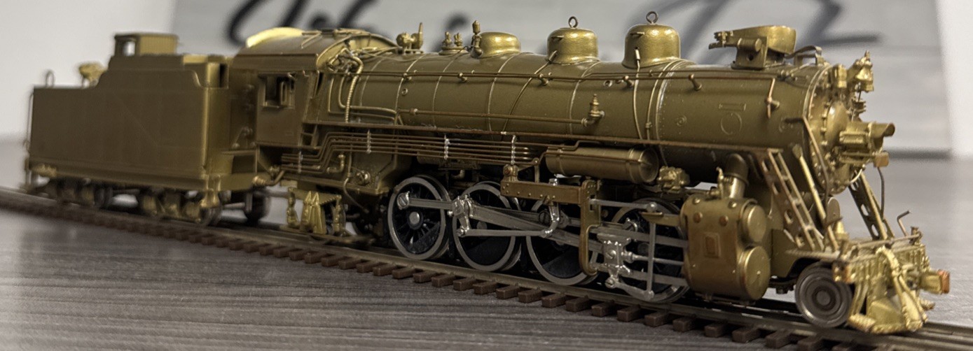 Key Imports HO Brass Mikado D&RGW 2-8-2 K-59 Steam Engine – Unpainted & LNIB!