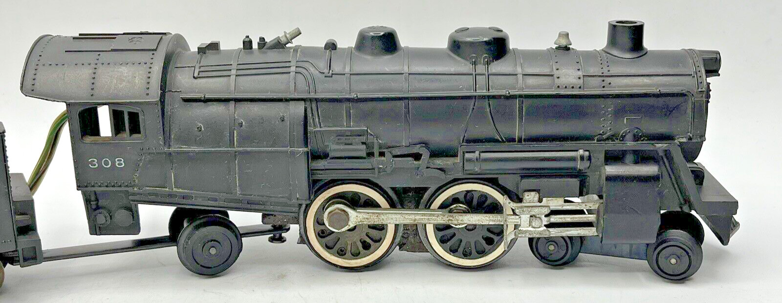 Gilbert American Flyer S Gauge #308 Atlantic Locomotive & Tender – 1956 Only