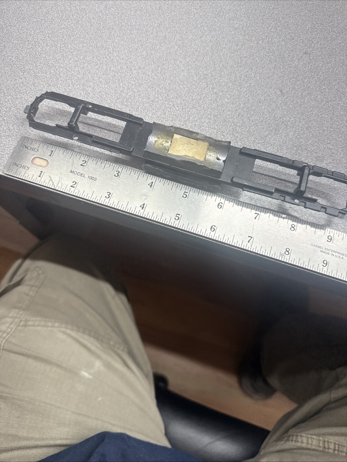 Ho Athearn Chassis Frame Unspecified Altered For Can Motor With Air Tanks Look