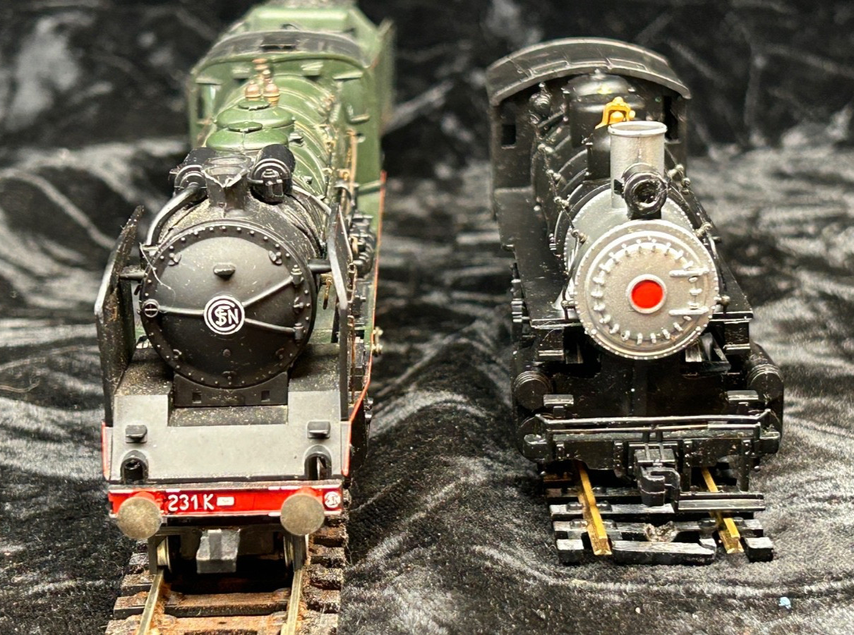 lot 2 Locomotive Motrice Electric Jouef HO LOCO VAPEUR PACIFIC 231K,4432 WORK E2
