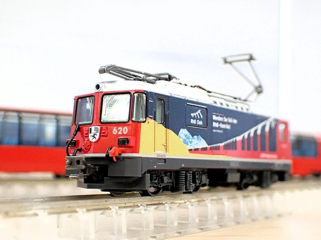 PSL KATO 3102-4 N Scale Alpine Locomotive Ge4/4-Ⅱ RhB Club Railway Model Red New