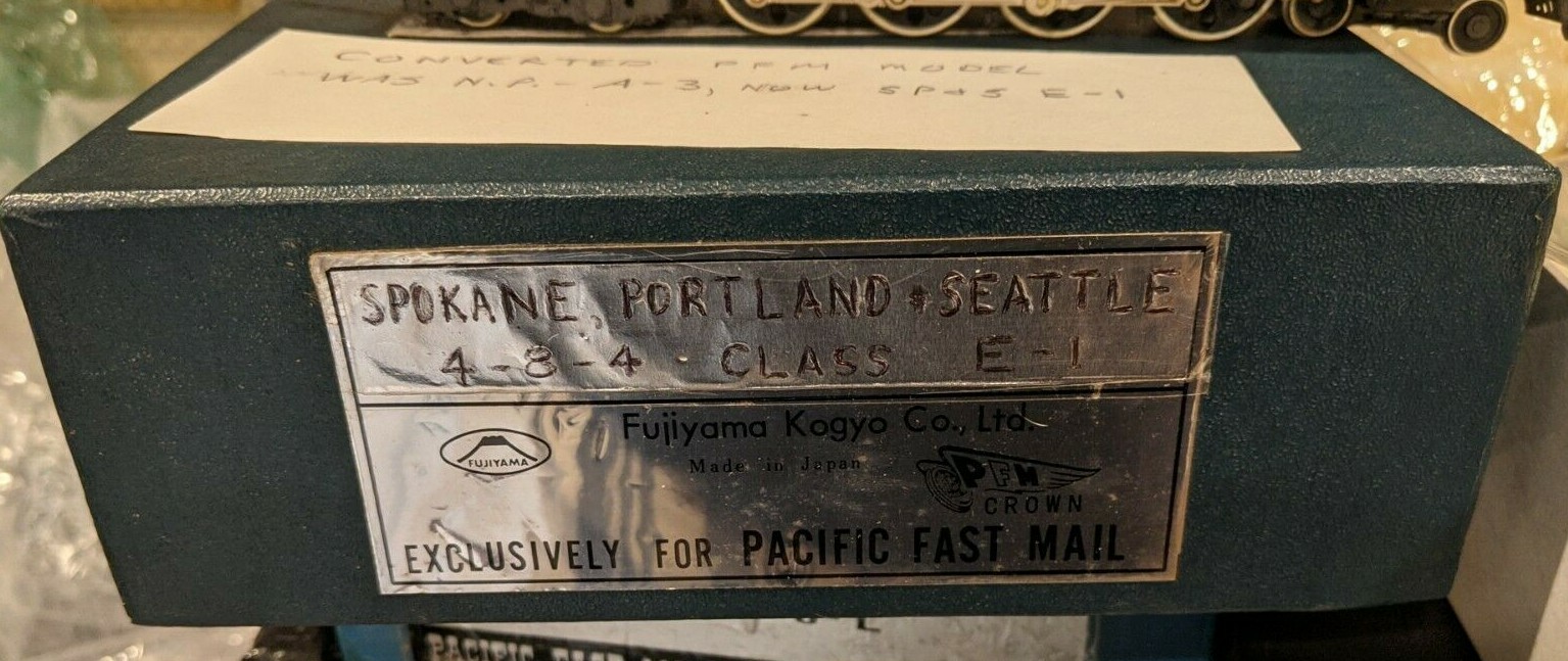 Spokane, Portland & Seattle 4-8-4 E-1 PFM Crown Fujiyama Kogyo Co., Ltd. JAPAN