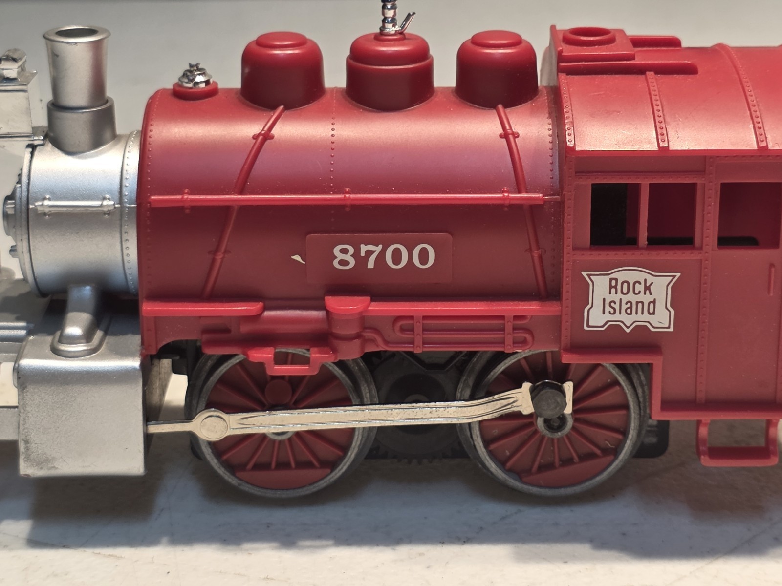Vintage Lionel Rock Island 0-4-0 Steam Switcher Locomotive W/Caboose O Gauge