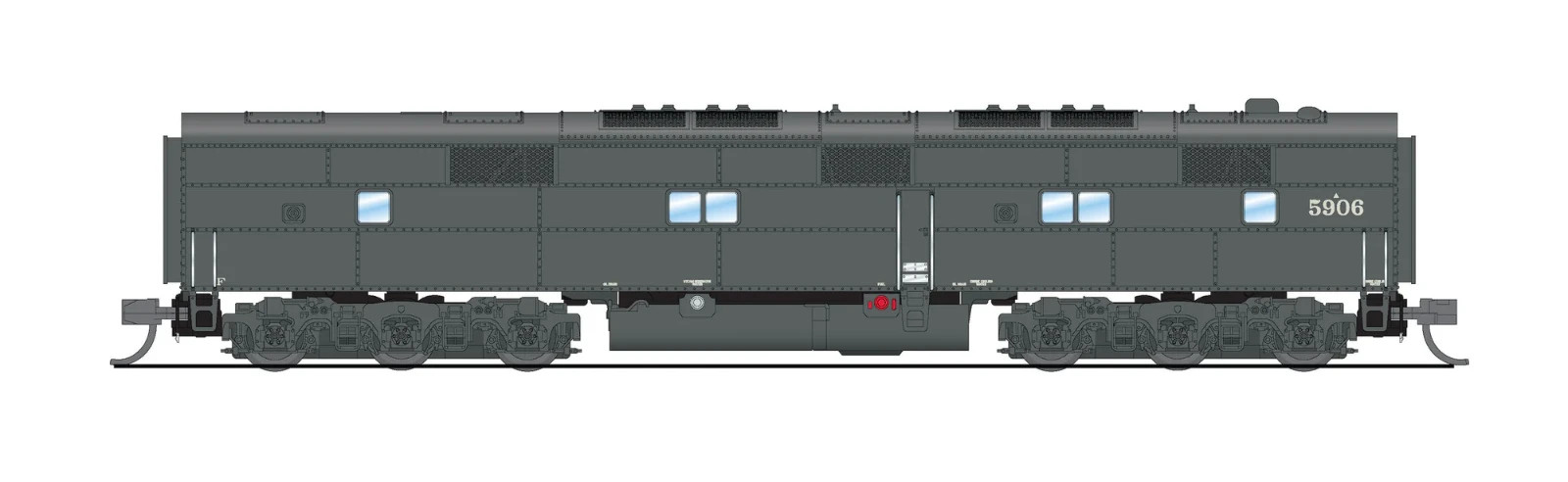 Broadway N-Scale 8775 EMD E7 A/B, SP 6001 / 5906, Bloody Nose, A-unit Paragon4
