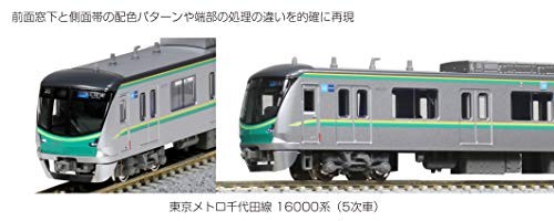 KATO N scale Tokyo Metro Chiyoda-Line 16000 5nd Basic Set Model Train 10-1605
