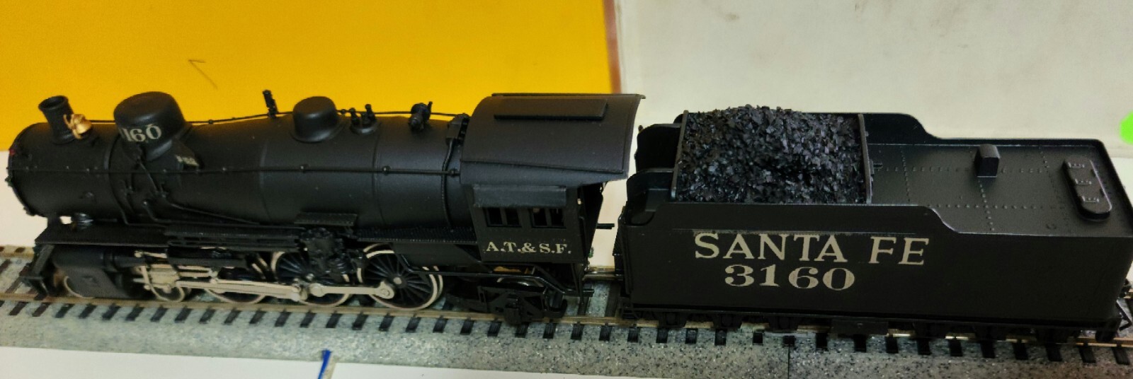 HCB by AHM HO Brass AT&SF 4-6-2 CLASS 3160 Stock #425