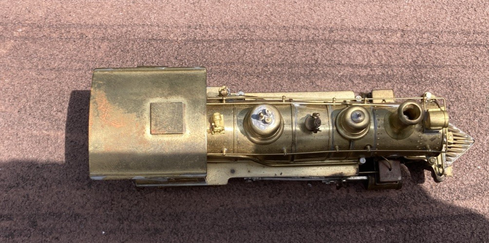 HO United Virginia & Truckee 4-6-0 No. 26 Steam Locomotive Brass Unpainted