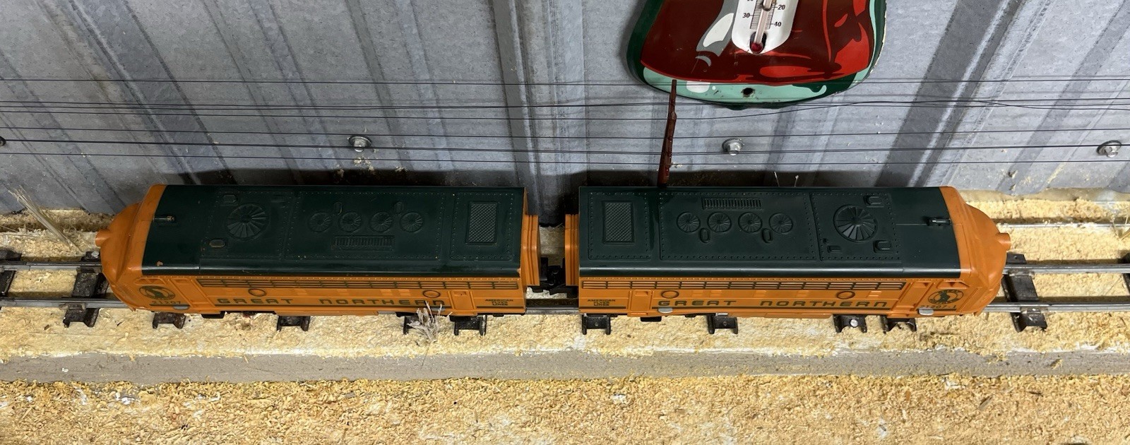 American Flyer 21207,21207-1 Great Northern A,A locos 1960s S gauge Tested
