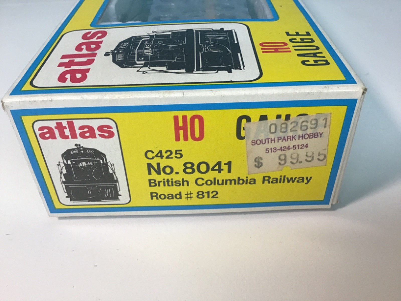 Atlas HO scale Diesel Locomotive British Columbia Railway C425 #8041 Road #812