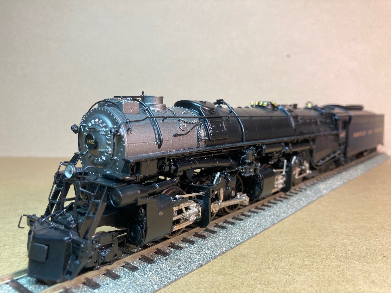 Norfolk & Western 2-6-6-4 Class A Rd #1222, PSC #17094-1 Factory Ptd Brass New