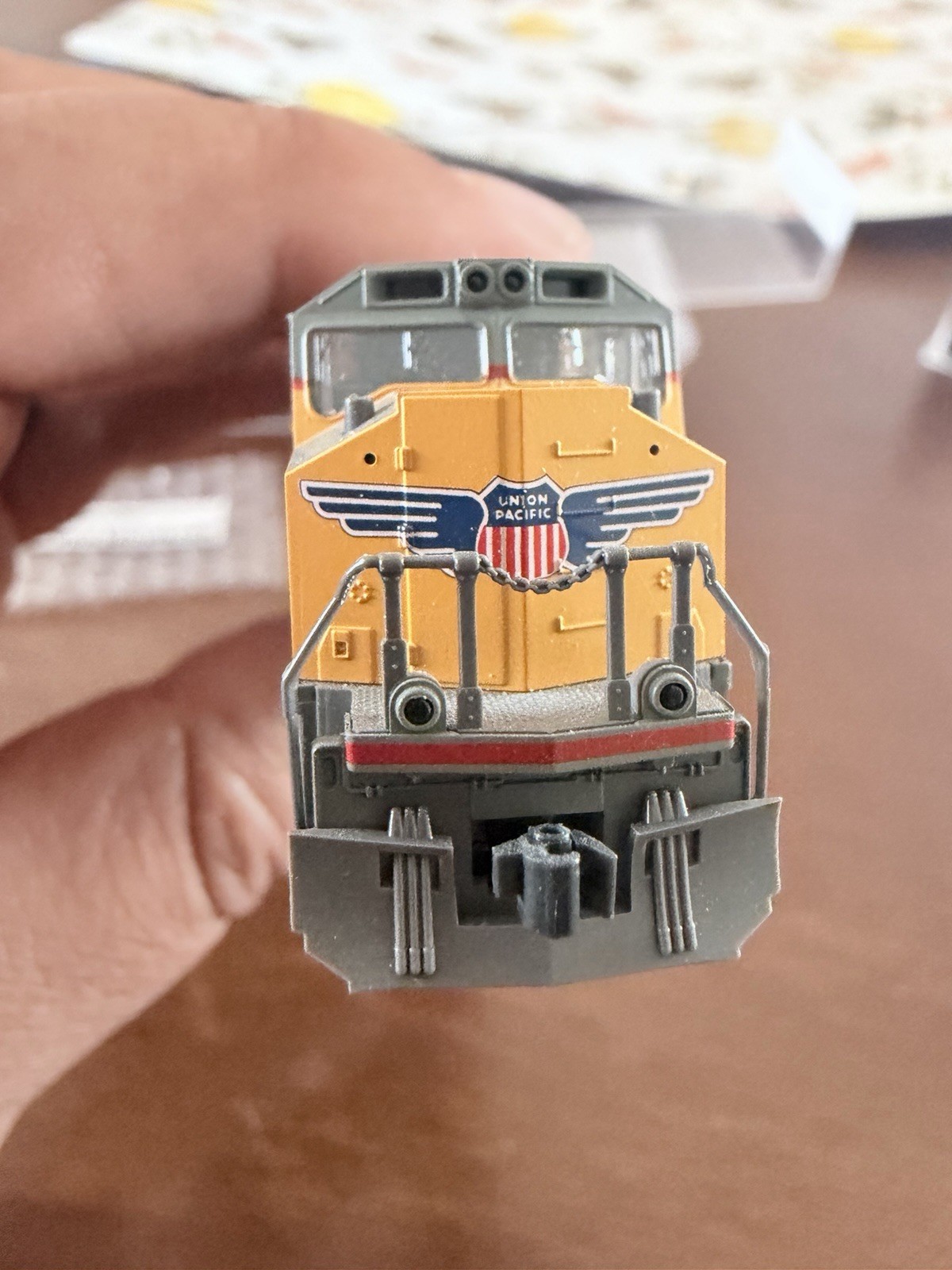 KATO SD70m 4843 Union Pacific N Scale Diesel Locomotive With DCC.