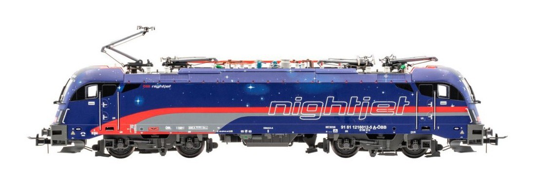 Jägerndorfer 29352 1216 012-5 / E190 012 ÖBB Nightjet Blue Livery DCC SOUND