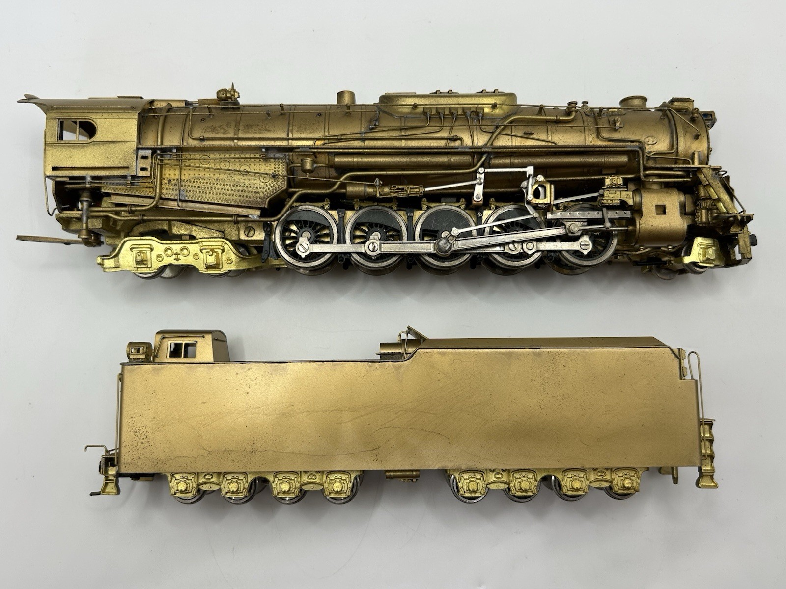 RARE HO Brass Pennsylvania Railroad J-1 2-10-4 Steam Locomotive – (EXCELLENT)