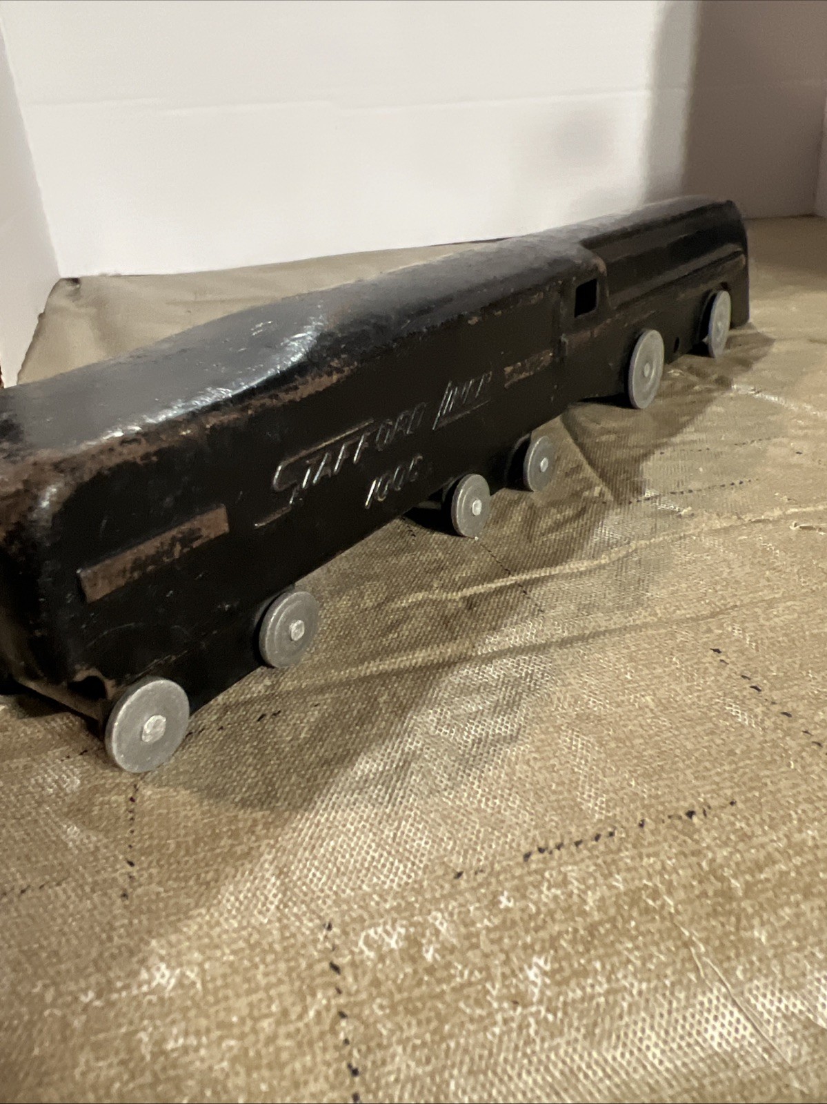 Vintage 1940’s Stafford Lines #1006 Steel Locomotive Black