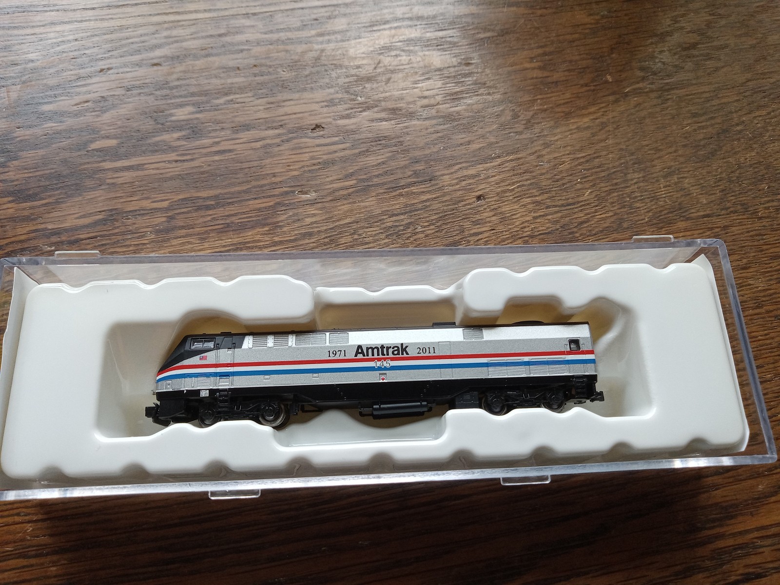 AZL Amtrak GE P42 locomotive 63509-1, Digitrax DCC installed, works great!