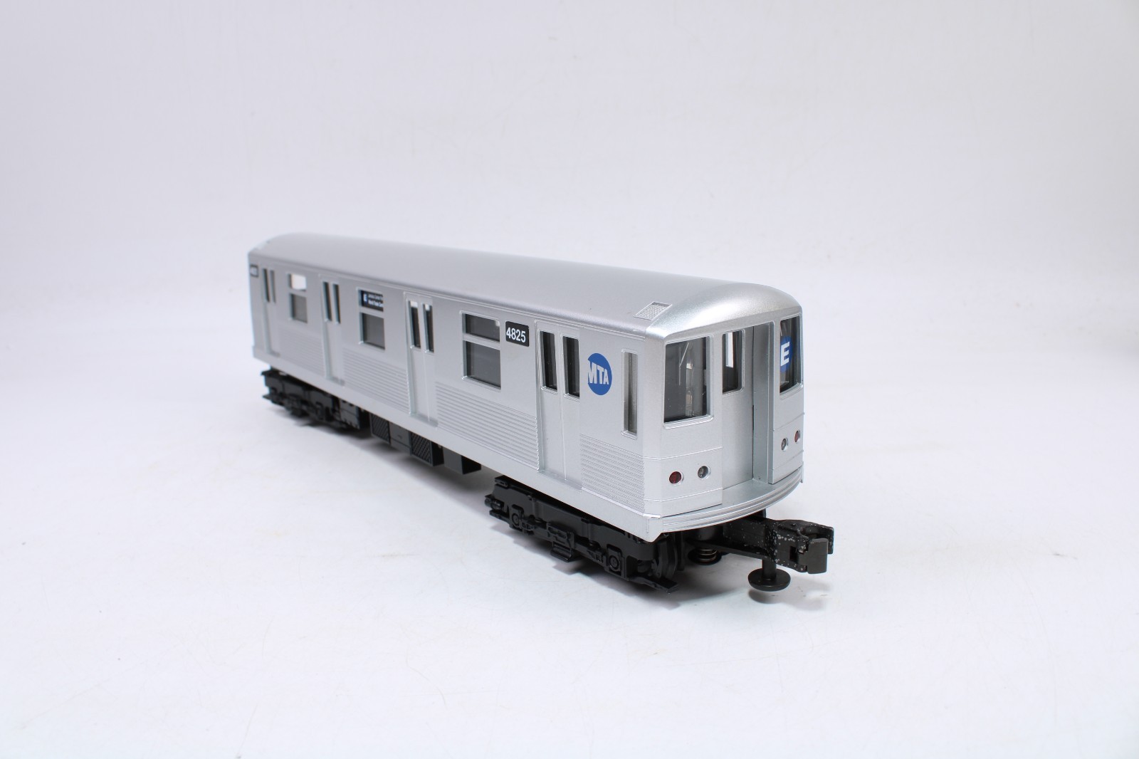 MTH 30-2162-0 O Gauge 4-Car Subway Set MTA Silver w/Horn