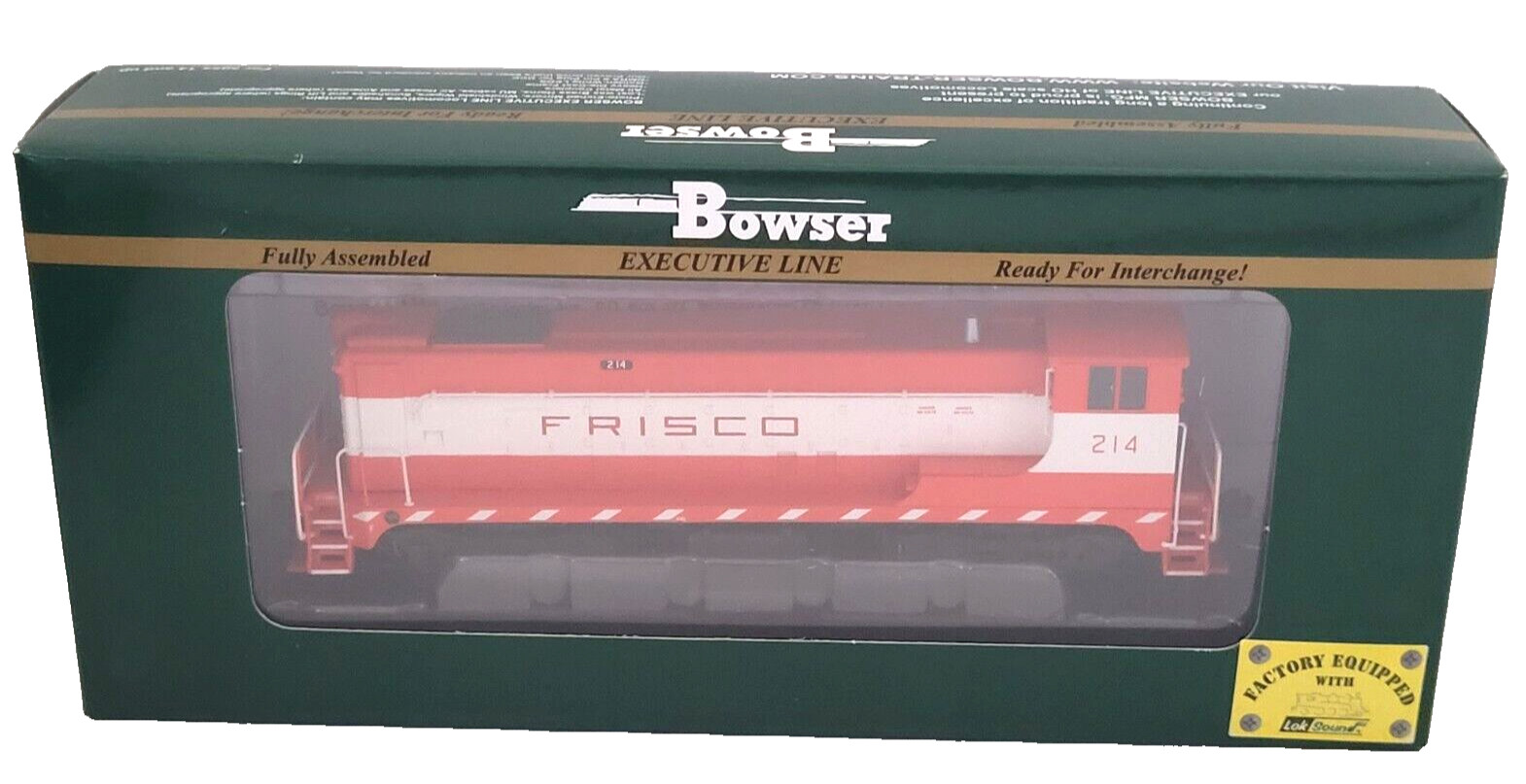 Bowser Executive 24226 HO Scale Baldwin VO-1000 Frisco #209 DCC/Lok Sound New