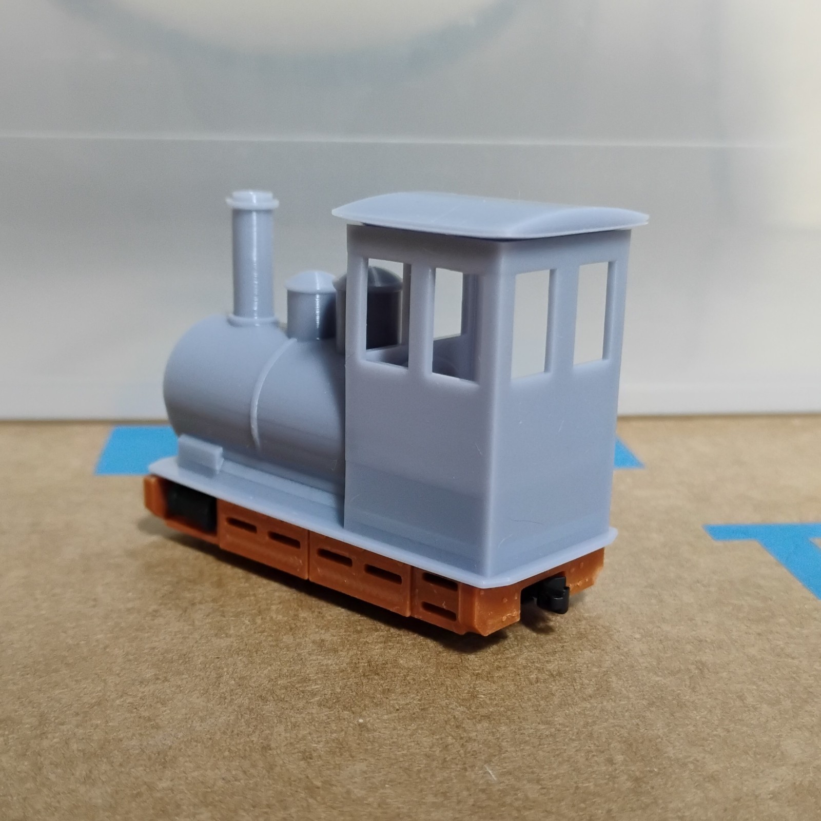 On18 FIRELESS STEAM LOCO kit #1. For Kato 11-109 chassis. RESIN 3D print.