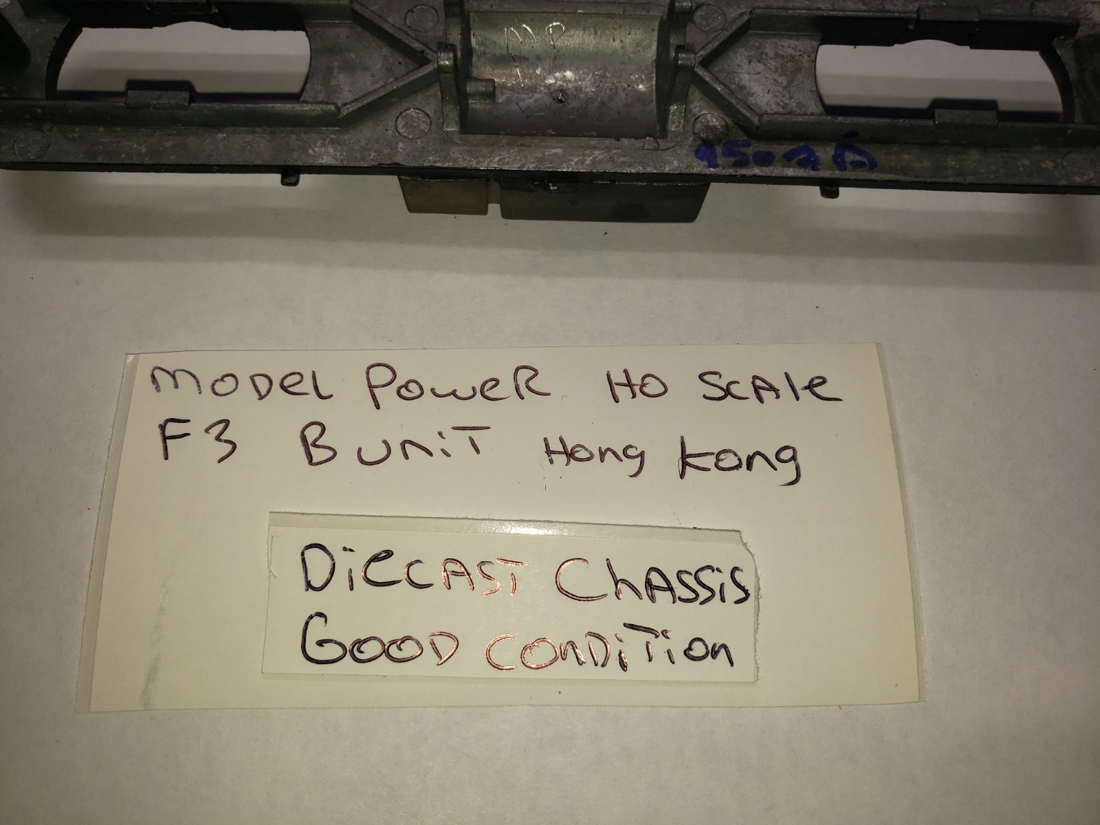 F3 B UNIT As Is DIECAST METAL CHASSIS LOCOMOTIVE HO SCALE MODEL POWER HO SCALE