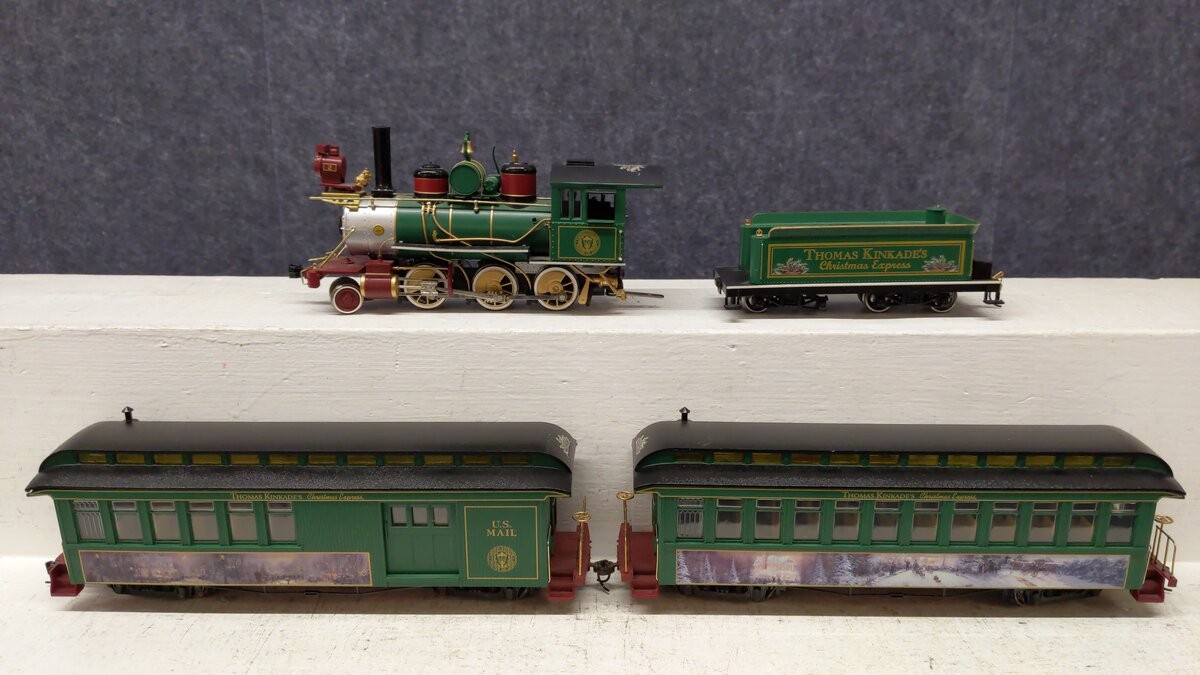 Bachmann HO Scale Thomas Kinkade’s Christmas Express Steam Loco Set #2